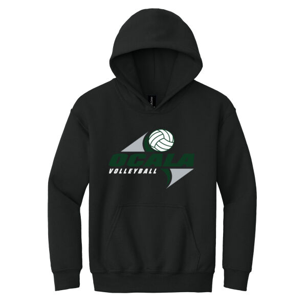 Ocala Volleyball Youth Hooded Sweatshirt Thumbnail
